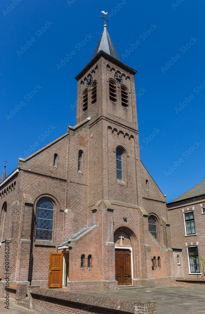 Historic church in Den Burg, The Netherlands
