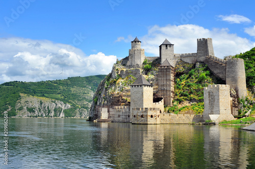 Old medieval fortification Golubac photo