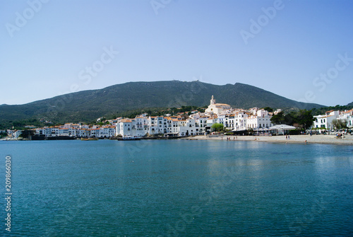 Beautiful view of Cadaques, town of Salvador Dali