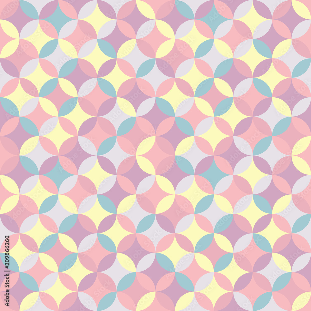 Geometric seamless pastel pattern Geometric seamless pastel pattern
