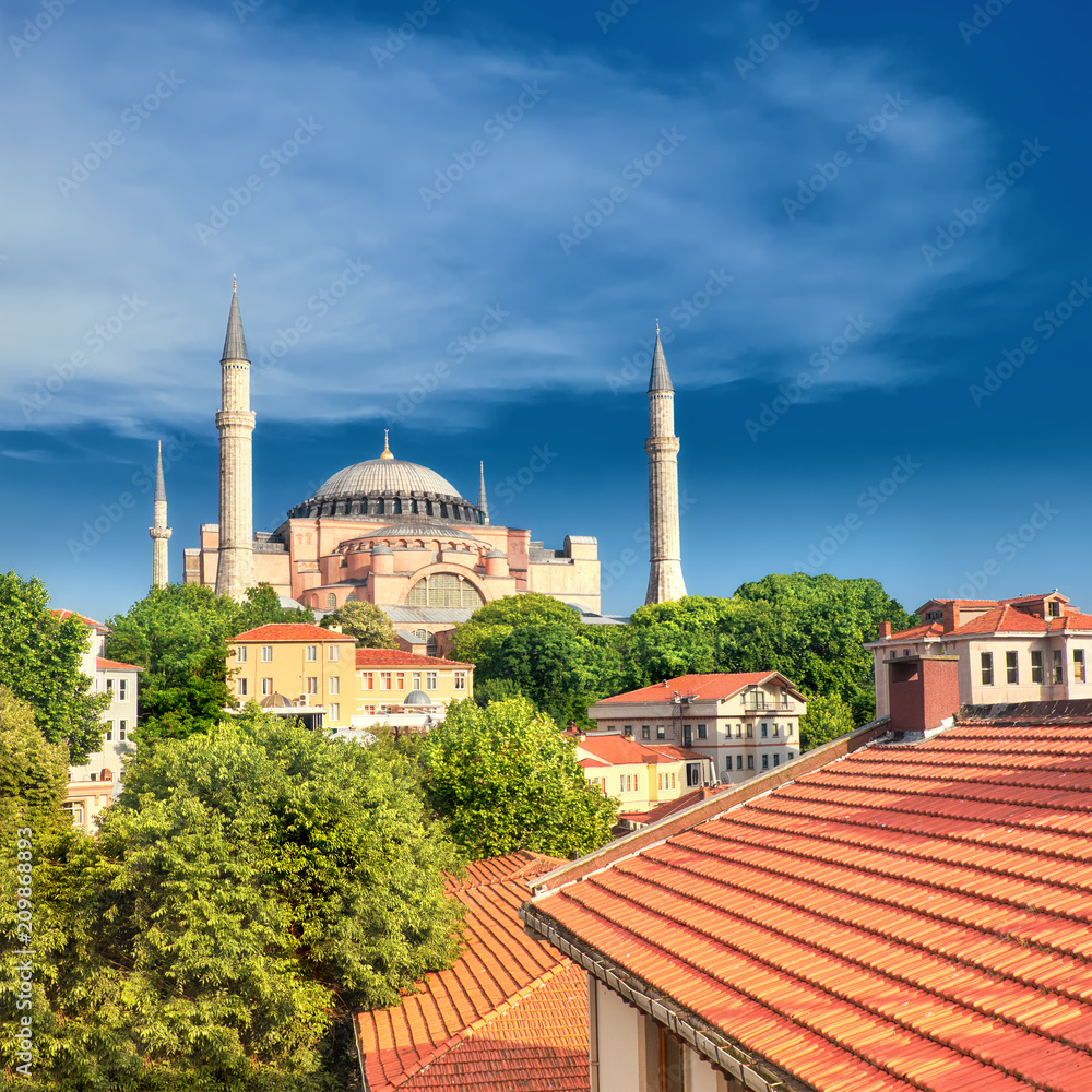 Fototapeta premium St. Sophia Cathedral , Istanbul, Turkey