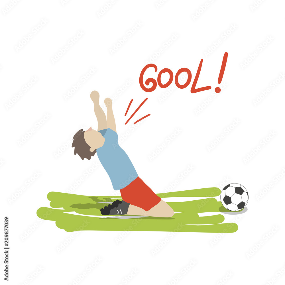 Football. World Championship. Goal. A game. Athletes. Ball. For your design