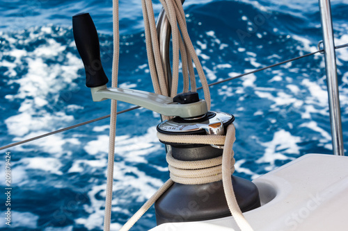 Segelboot Winsch © openwater