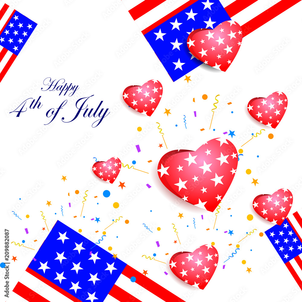 4th July, Independence day of America 4th July, Independence day of America