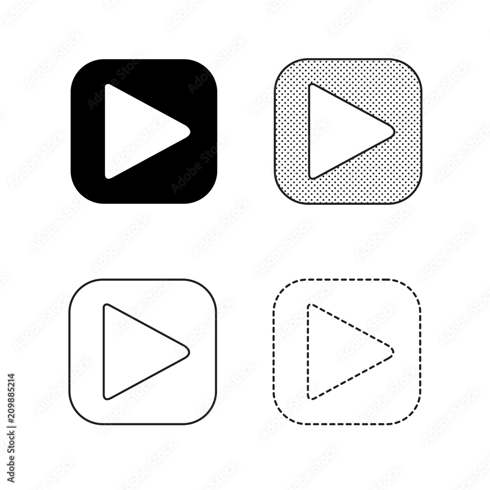 Vector arrow icon illustration Vector arrow icon illustration