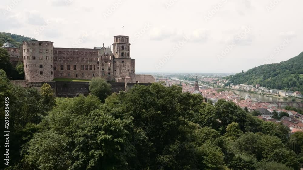 Heidelberg Castle with City in background, Heidelberg Summer 2018 Heidelberg Castle with City in background, Heidelberg Summer 2018