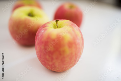 Apple, beautiful, red, juicy, delicious, fresh © gellaproffoto