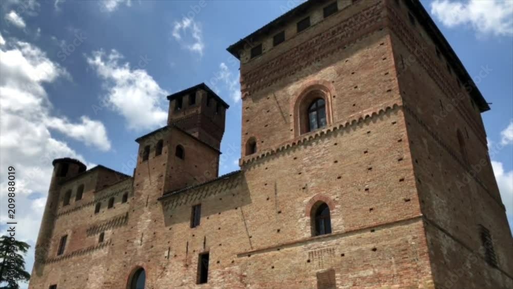 Medieval Grinzane Cavour Castle in Piedmont Medieval Grinzane Cavour Castle in Piedmont