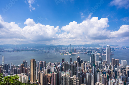 Wallpaper Mural city skyline in hongkong china Torontodigital.ca