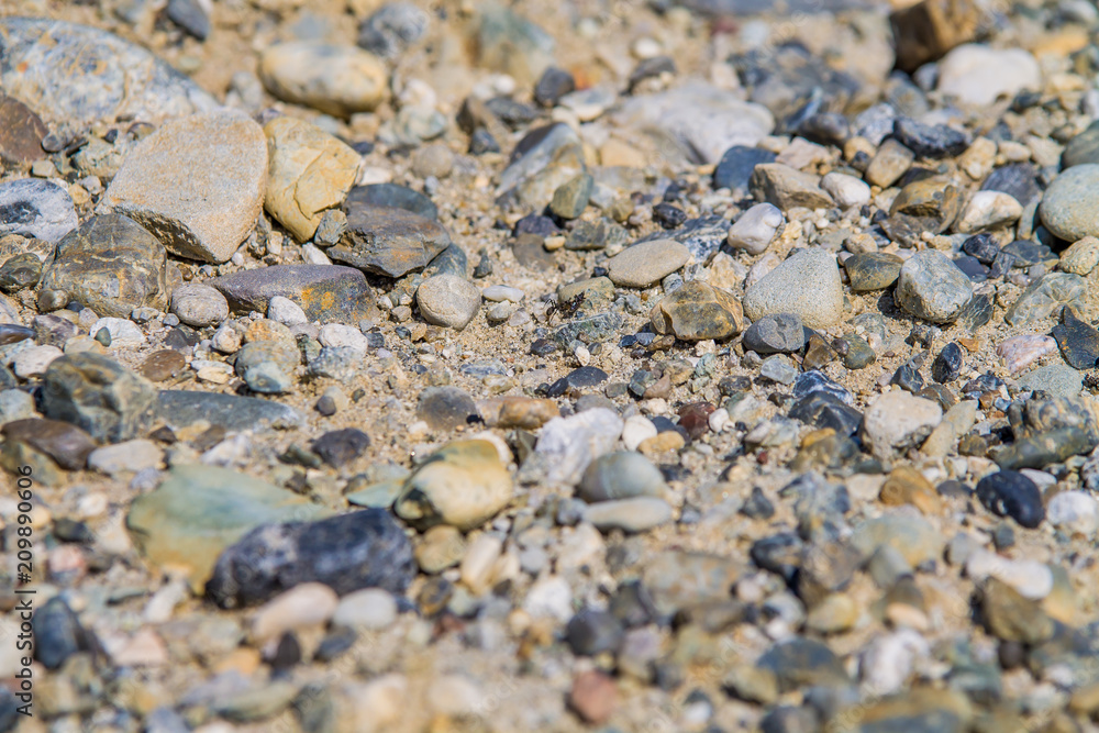 cobblestones and little stones background and texture cobblestones and little stones background and texture