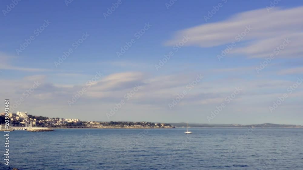 Historical city of Tarragona and the Mediterranean sea. Historical city of Tarragona and the Mediterranean sea.