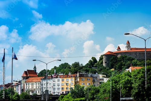 Photography view of Buildings around Bratislava, Slovakia