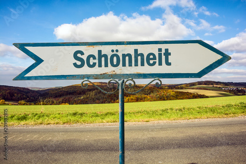 Schild 251 - Schönheit