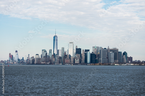New York City Skyline over the waterfront © Lucy Rock