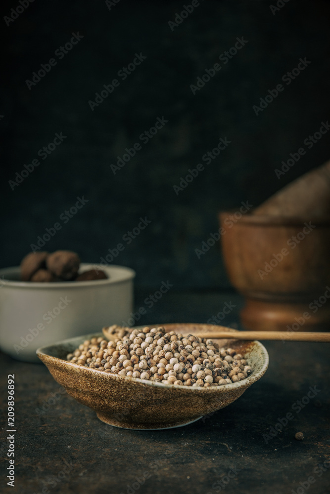 Spice on rustic background Spice on rustic background