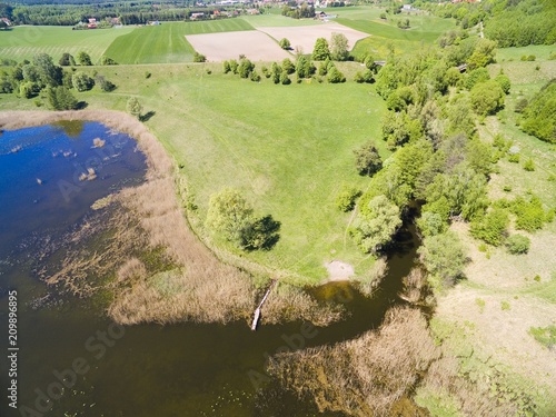 Aerial view of Patelnia Lak...