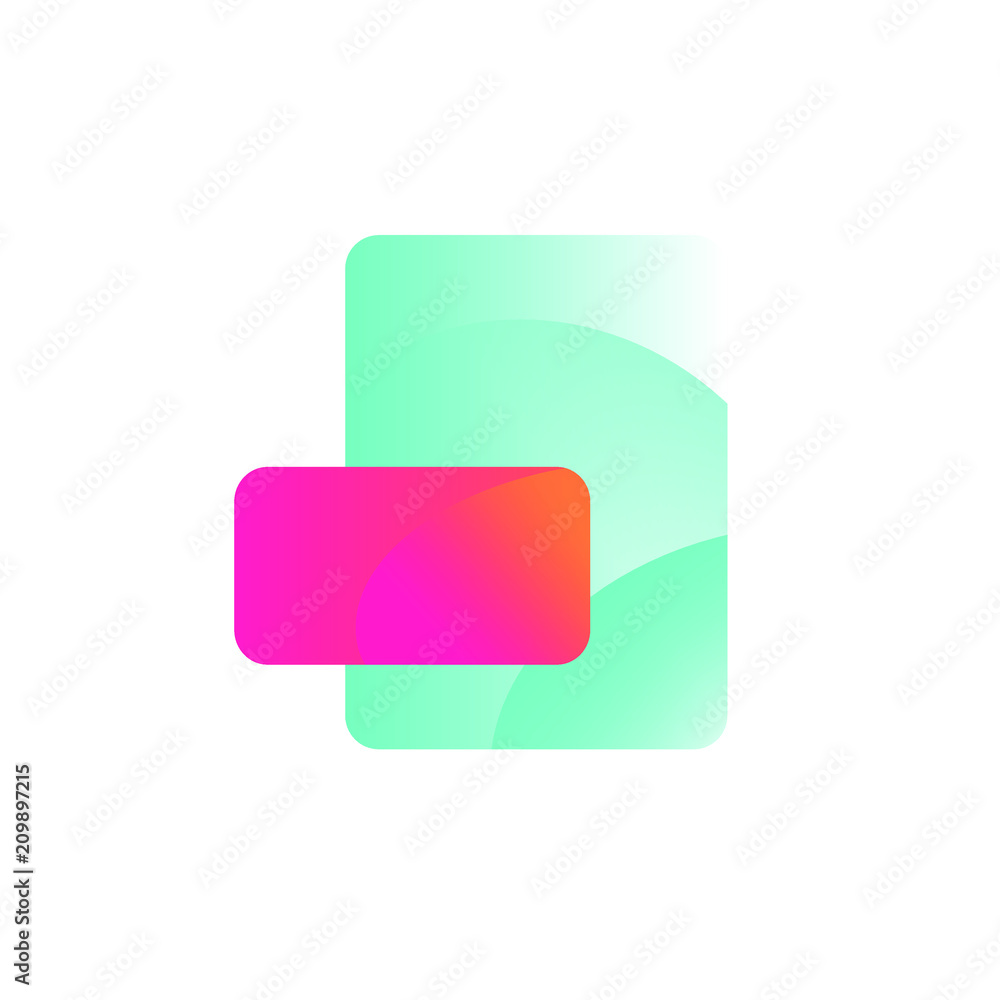Format icon, layout design. Vector. Gradient flat style. Bright, fashionable illustration of icons. Image is isolated on white background. A modern icon for the site and presentation. Format icon, layout design. Vector. Gradient flat style. Bright, fashionable illustration of icons. Image is isolated on white background. A modern icon for the site and presentation.
