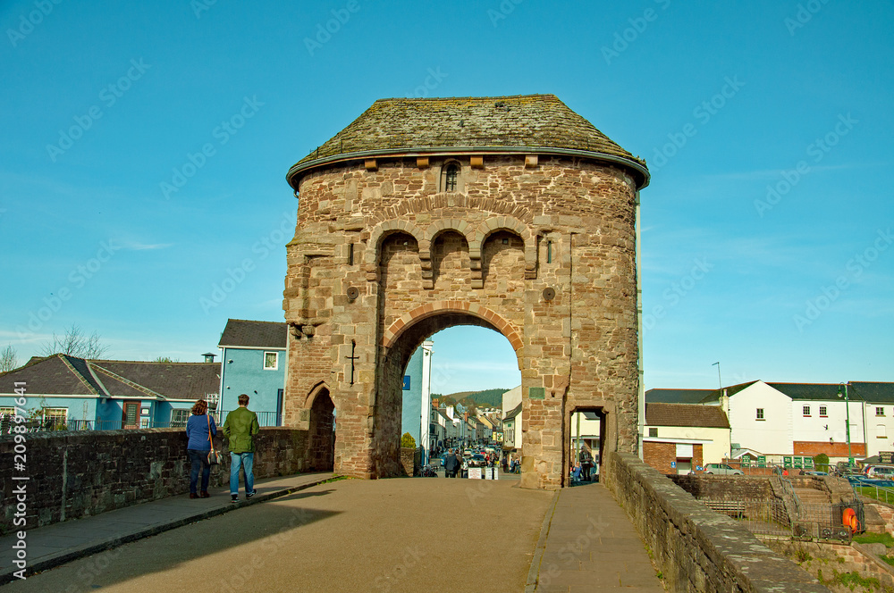 Old Monmouth tower in the summertime.