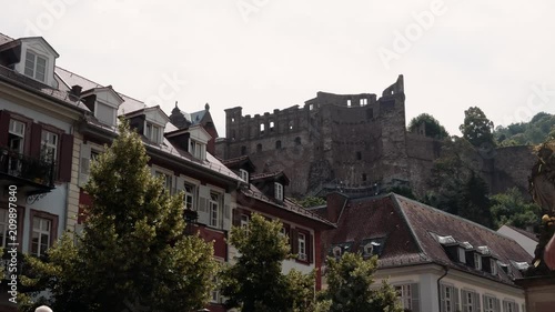 Heidelberg Castle Ruin, Low angle, Summer 2018