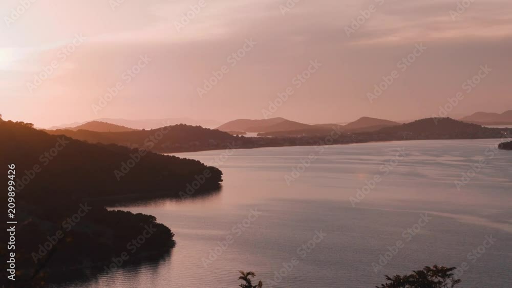 View of small town called Tisno. View of small town called Tisno.