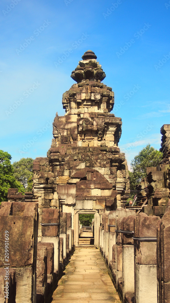 historical ruins of Angkor Khmer Empire, Siem Reap, Cambodia
