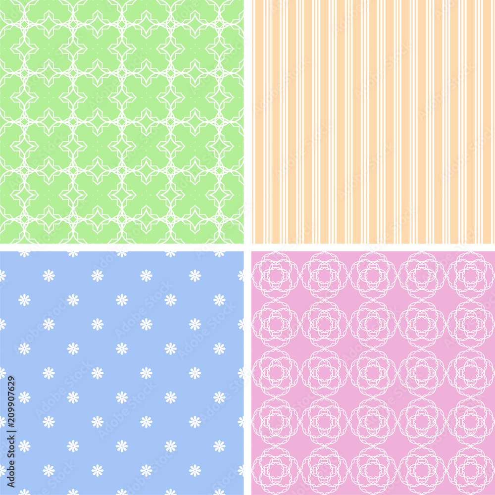 Different  seamless patterns.