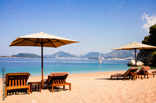 Luxury beach view © oksix