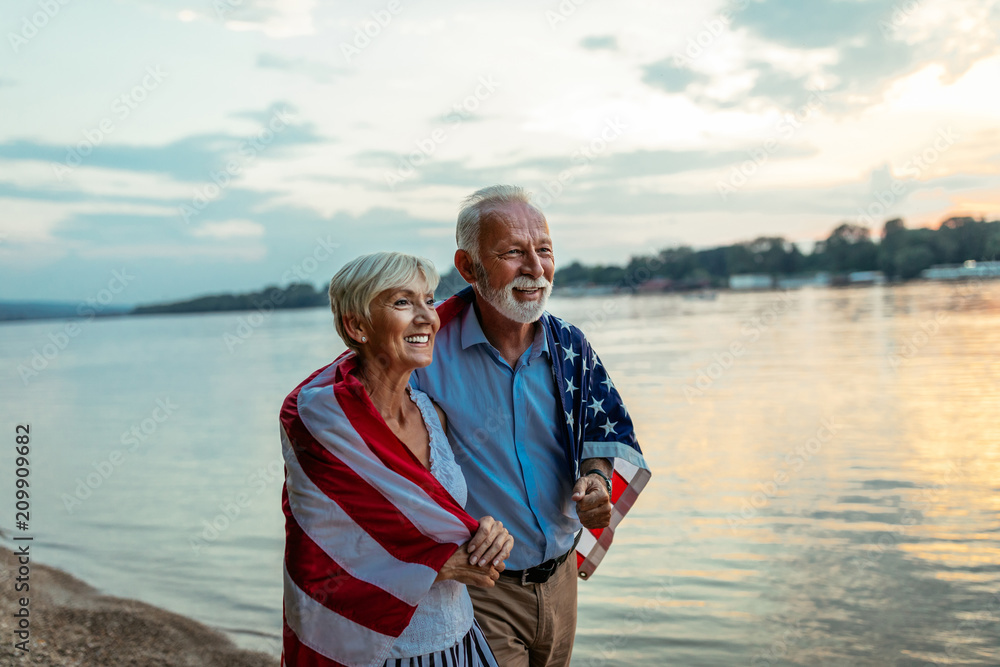 Fototapeta premium Proud Americans