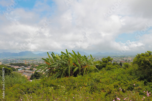 Valley in neighborhood of Trou aux Cerfs. Curepipe, Mauritius