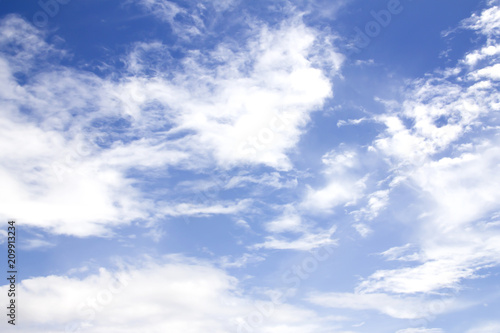 blue sky with cloud