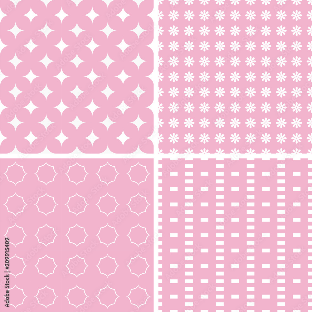 Different vector seamless patterns. Different vector seamless patterns.