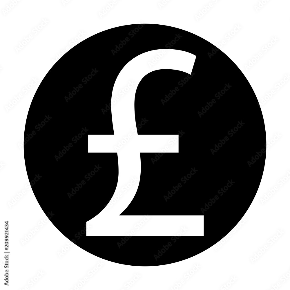 Pound Sterling sign icon stock vector illustration Pound Sterling sign icon stock vector illustration