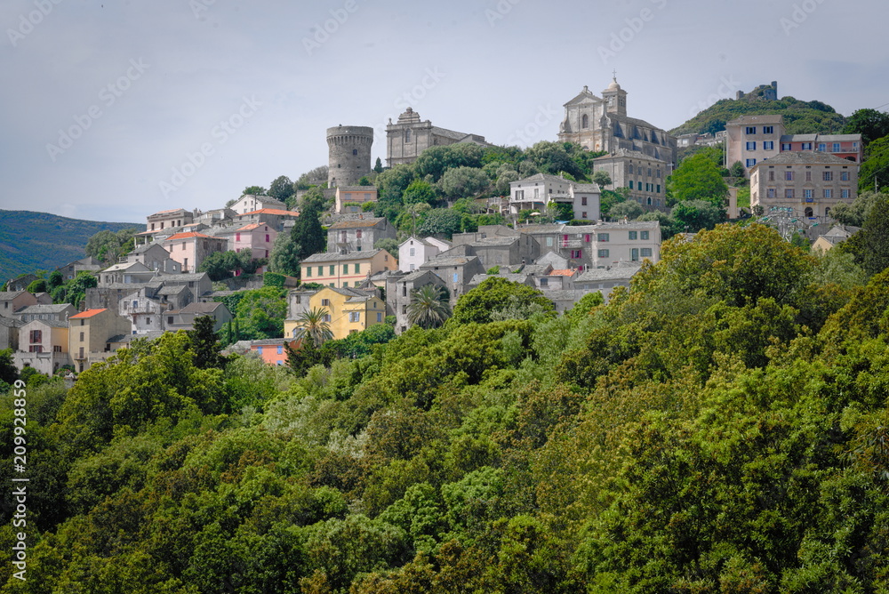 Obraz premium old village in the mountains