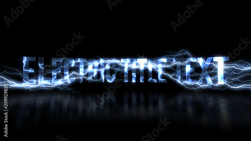 Electric Title Text