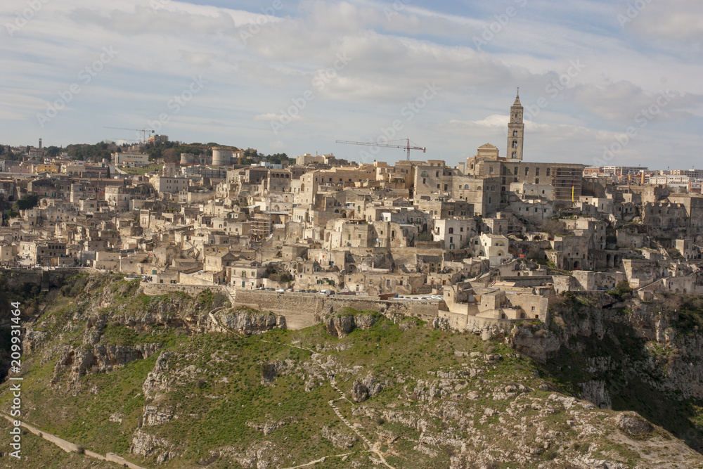 Obraz premium Matera Sassi Basilicata Italy