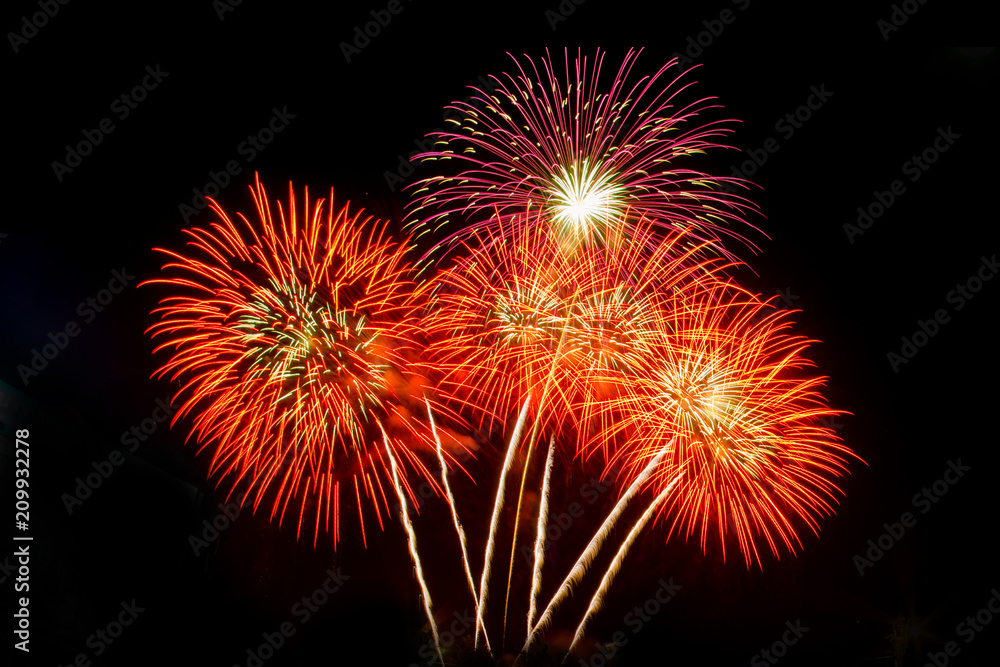 firework Abstract background,Fireworks light up the sky with dazzling display firework Abstract background,Fireworks light up the sky with dazzling display