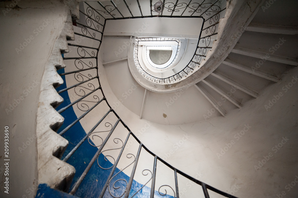 Fototapeta premium Old entrance stairs