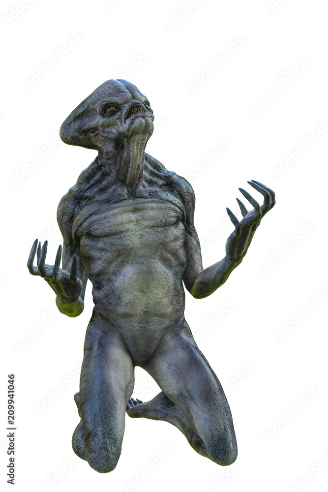 hammerhead alien exploring arround hammerhead alien exploring arround