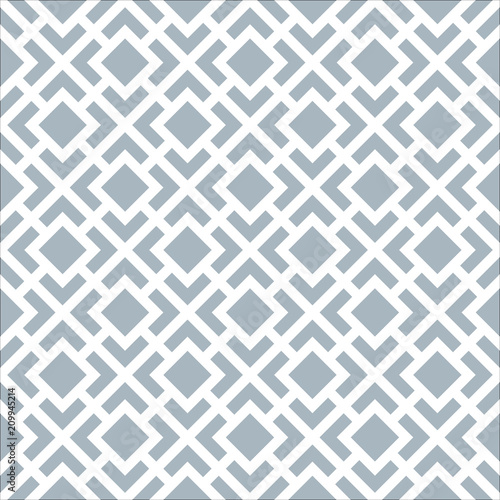 Seamless geometric Art Deco block pattern background