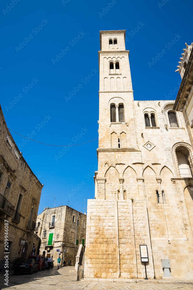Cathedral of Giovinazzo, an example of Apulian Romanesque architecture, Apulia, Italy