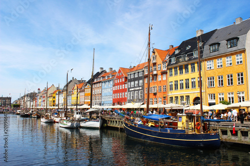 Nyhavn w Kopenhadze 