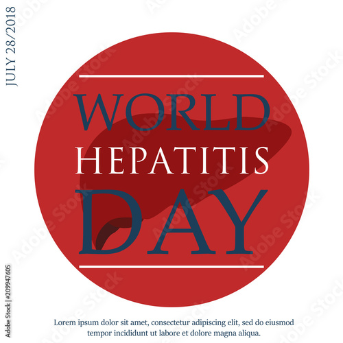Concept vector illustration of World Hepatitis Day.