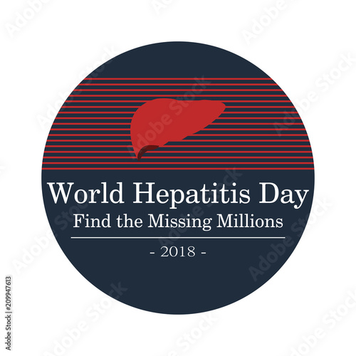 Vector illustration of World Hepatitis Day.