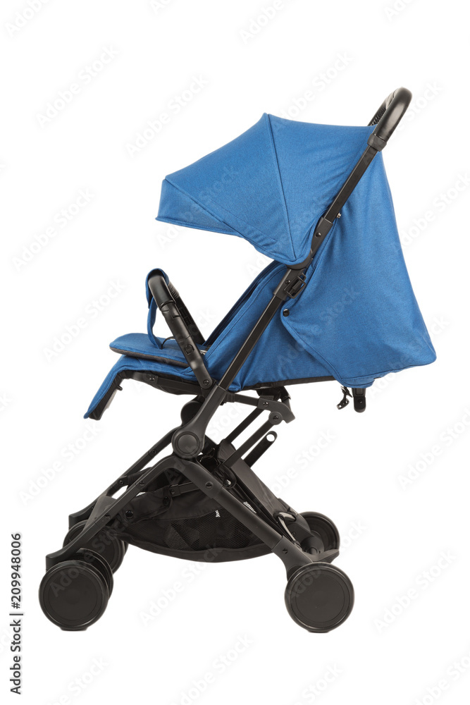 A stroller on a white background, modern design. A stroller on a white background, modern design.