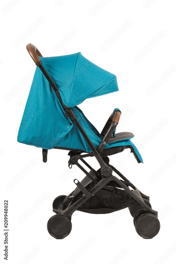 A stroller on a white background, modern design. A stroller on a white background, modern design.