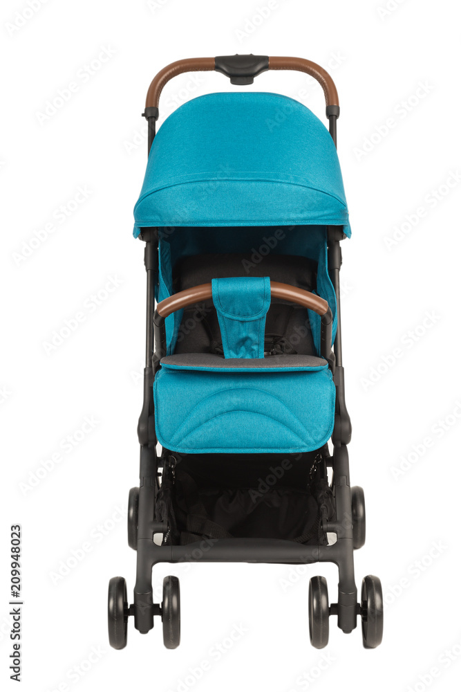 A stroller on a white background, modern design. A stroller on a white background, modern design.