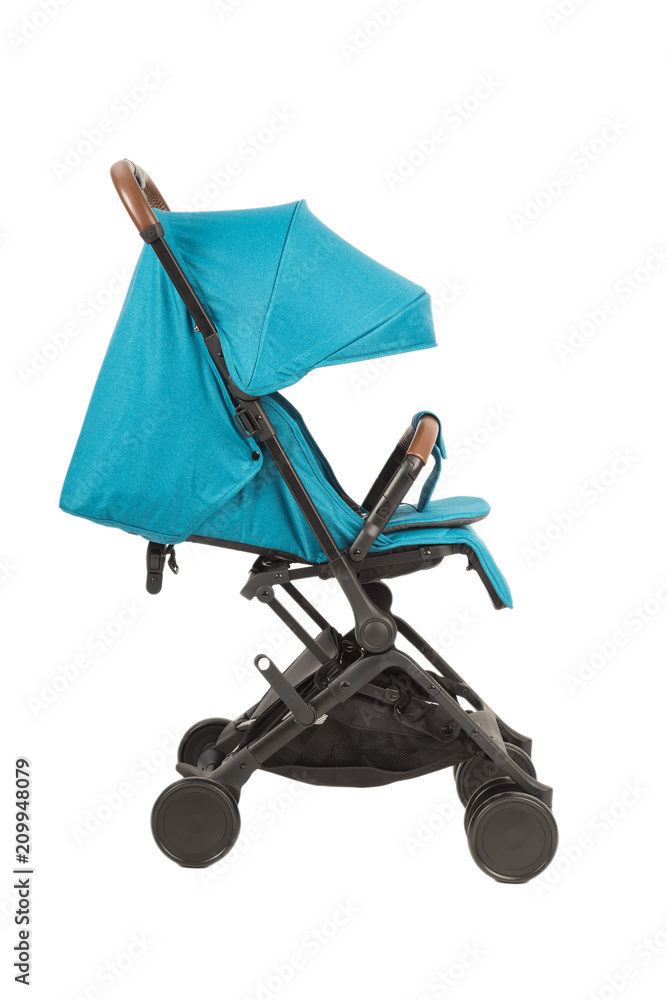A stroller on a white background, modern design. A stroller on a white background, modern design.