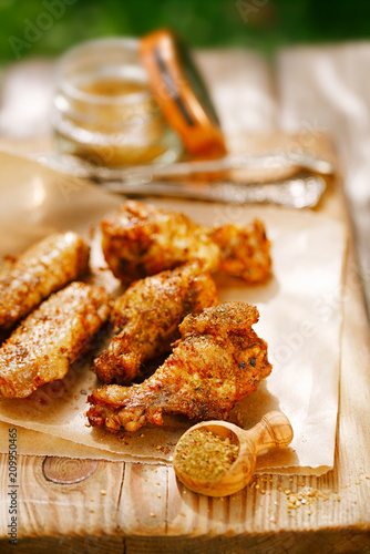 Canvas Print fajita spice mix dry