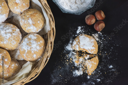 Cookies Bakery with white sugar