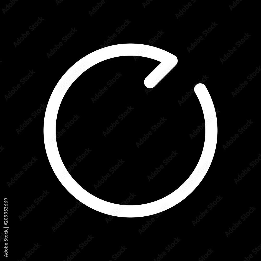 Simple arrows, update, reload, clockwise direction. Navigation i Simple arrows, update, reload, clockwise direction. Navigation i